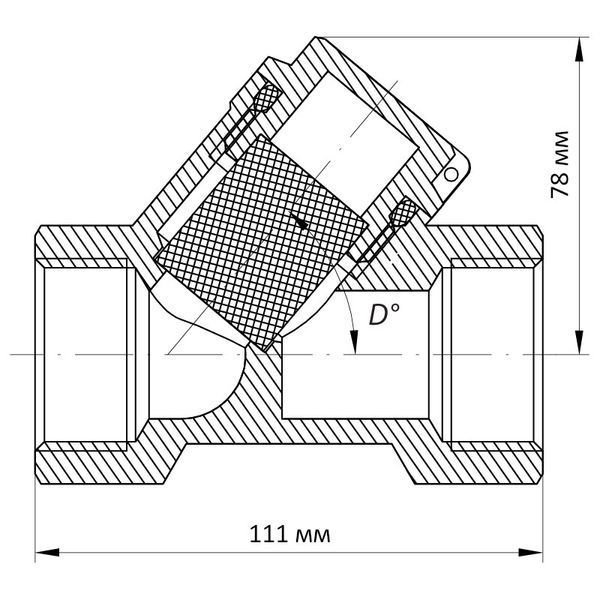 Фильтр грубой очистки 1-1/2" (Koer KR.F01) (KR2870) KR2870 фото