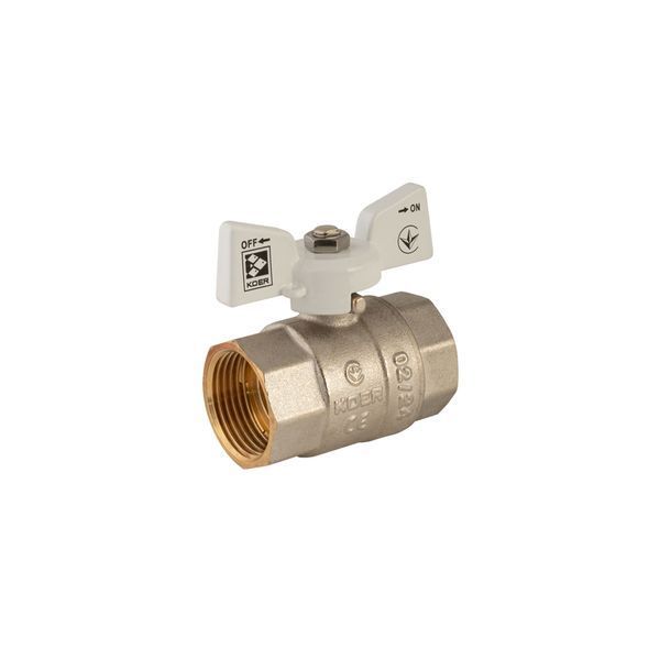 Кран шаровый Koer 1" ГГБ (KR.217.W) белый (KR0180) KR0180 фото