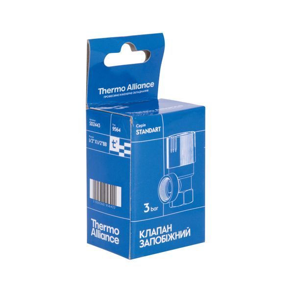 Предохранительный клапан Thermo Alliance Standart 1/2" ВР 3 бар SD2443 SD00007425 фото