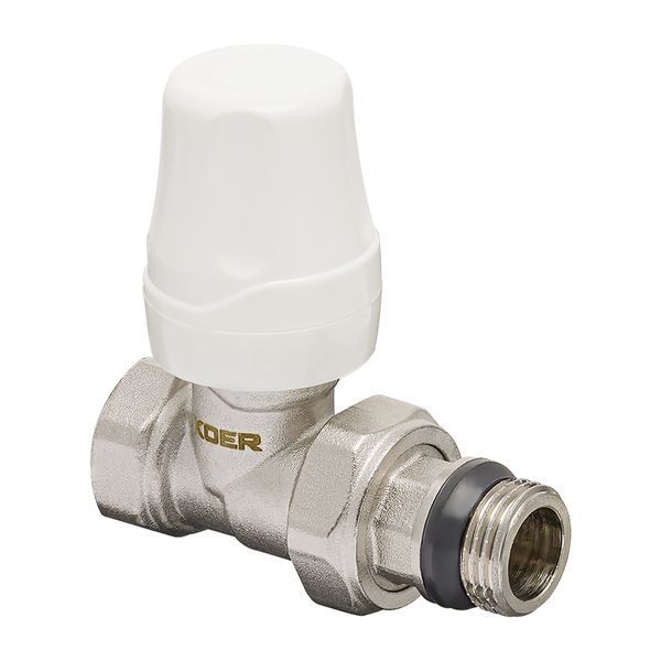 Комплект для подключения радиатора Koer SET-12 - 1/2"x1/2" (прямой) с термоголовкой ВН (KR3177) KR3177 фото