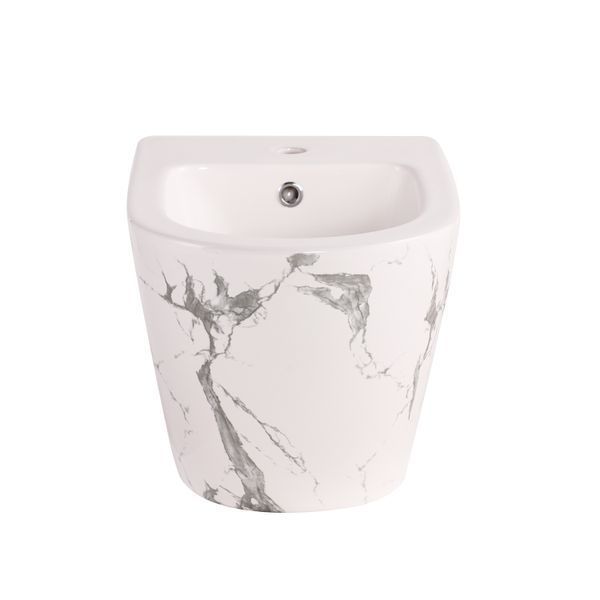 Биде подвесное Qtap Robin 515x370x350 мм, Marble QT13551381GMR SD00054287 фото