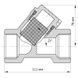 Фильтр грубой очистки 1-1/2" (Koer KR.F01) (KR2870) KR2870 фото 3
