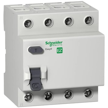 ПЗВ Schneider Electric Easy9 EZ9R34425 (4P, 25A, 30mА, AC) (EZ9R34425) 17640/12167 фото