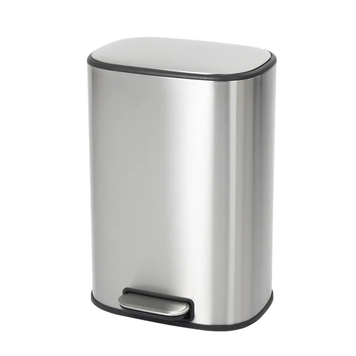 Відро для сміття з плавним закриттям овальне Mixxus Premium Diverse-TC0105 SS Color 5л колір наржавійка (MI7078) MI7078 фото