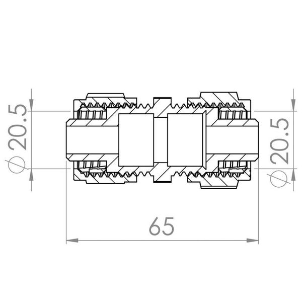 Муфта обтискна SD Forte 20 SF170W2020 SD00031070 фото