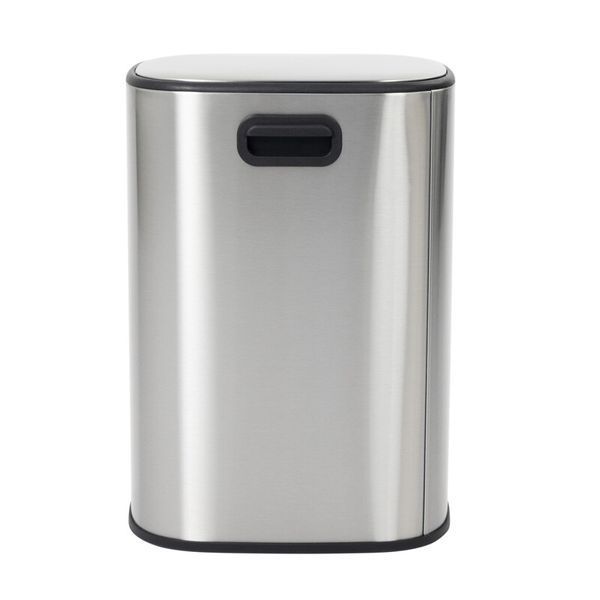 Відро для сміття з плавним закриттям овальне Mixxus Premium Diverse-TC0105 SS Color 5л колір наржавійка (MI7078) MI7078 фото