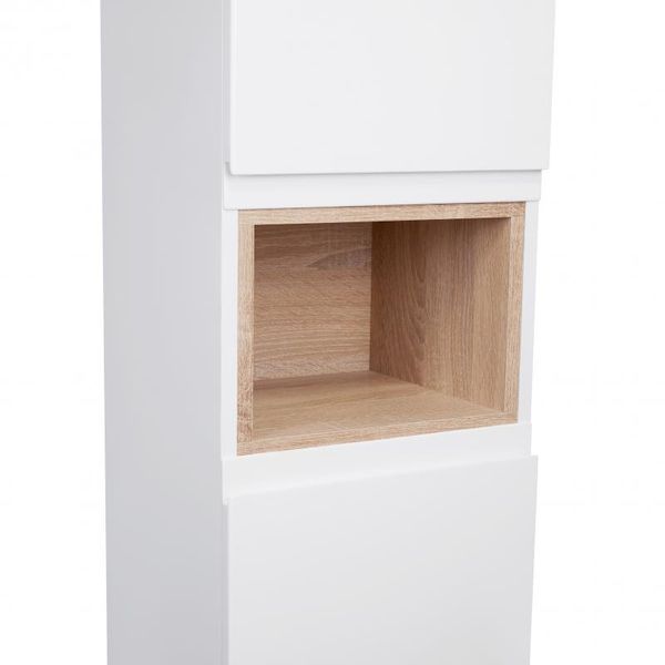 Пенал підлоговий Qtap Robin 350х1950х316 White/Whitish oak QT1376PN1651RWWO SD00047712 фото