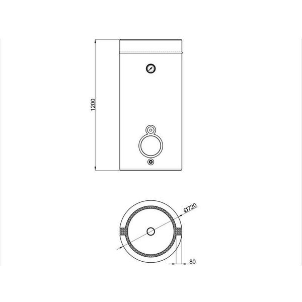 Водонагреватель косвенного нагрева Thermo Alliance KTA-01-300 0/1,2 кв. м SD00047378 фото