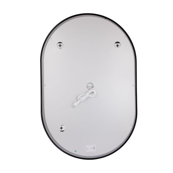 Зеркало Qtap Scorpio (SC1) с LED-подсветкой Touch, с антизапотеванием, с диммером, рег. темп. цвета (3000-6500K) Black QTSC600900 SD00055402 фото