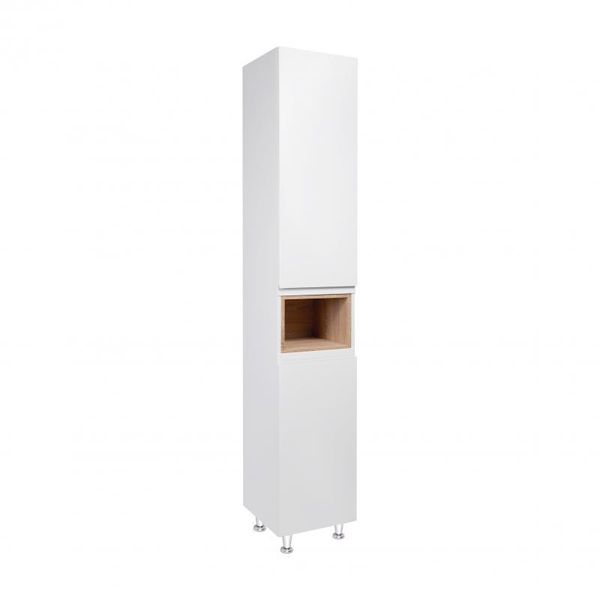 Пенал підлоговий Qtap Robin 350х1950х316 White/Whitish oak QT1376PN1651RWWO SD00047712 фото