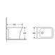 Биде напольное Qtap Presto Quadro 525&times;340&times;400 мм, White QTPRE29W49124 SD00055248 фото 8