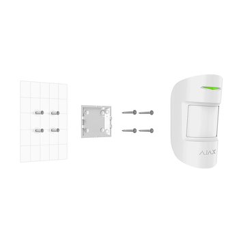 Кріпильна панель Ajax SmartBracket для MotionProtect, CombiProtect White 13665/13991 фото