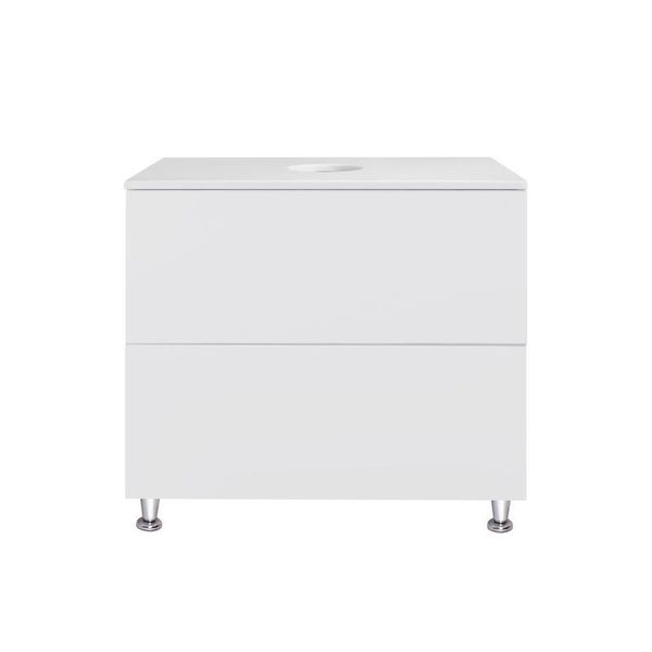 Тумба підлогова Qtap Tern 800х616х469 White зі стільницею QT1780TNL801W SD00045071 фото