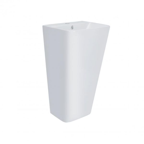 Раковина підлогова моноблок Qtap Tern 440х380х830mm White з донним клапаном QT1711G302W SD00045935 фото