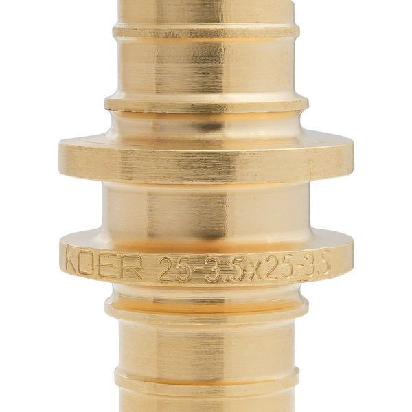 Муфта соединительная равнопроходная Koer KA.С25 - 25(3.5mm) x 25(3.5mm) (KR4857) KR4857 фото