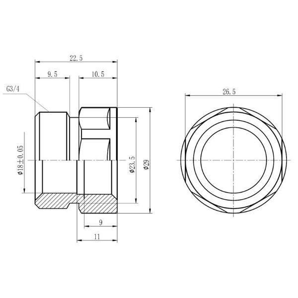 Муфта обтискна SD Forte 20х1/2" В SF171W2015 SD00031071 фото