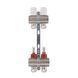 Коллектор латунный с расходомерами и евроконусами Thermo Alliance Standart 1" на 2 выхода TAS235W2E SD00055263 фото 1