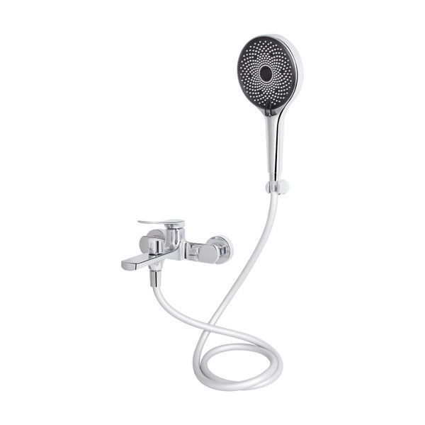 Змішувач для ванни Qtap Slavonice (з душовим гарнітуром) QTSLV259CRM48034 Chrome SD00054158 фото