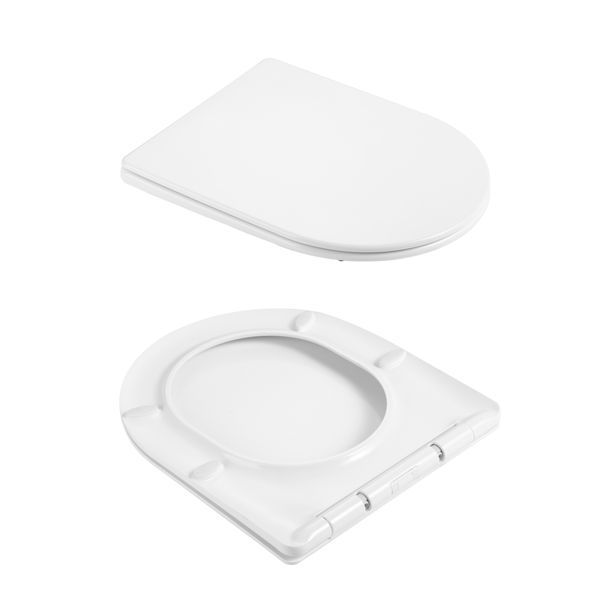 Унитаз подвесной Qtap Taurus Ultra Quiet 515&times;360&times;350 мм, White, с сиденьем Slim Duroplast / Soft-close / Quick Release QTTAU26W49116 SD00055240 фото