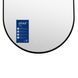 Зеркало Qtap Scorpio (SC1) с LED-подсветкой Touch, с антизапотеванием, с диммером, рег. темп. цвета (3000-6500K) Black QTSC500900 SD00055401 фото 7