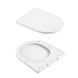 Унитаз подвесной Qtap Taurus Ultra Quiet 515&times;360&times;350 мм, White, с сиденьем Slim Duroplast / Soft-close / Quick Release QTTAU26W49116 SD00055240 фото 15