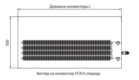 Настенный конвектор (радиатор) FCR.4 1435769312 фото