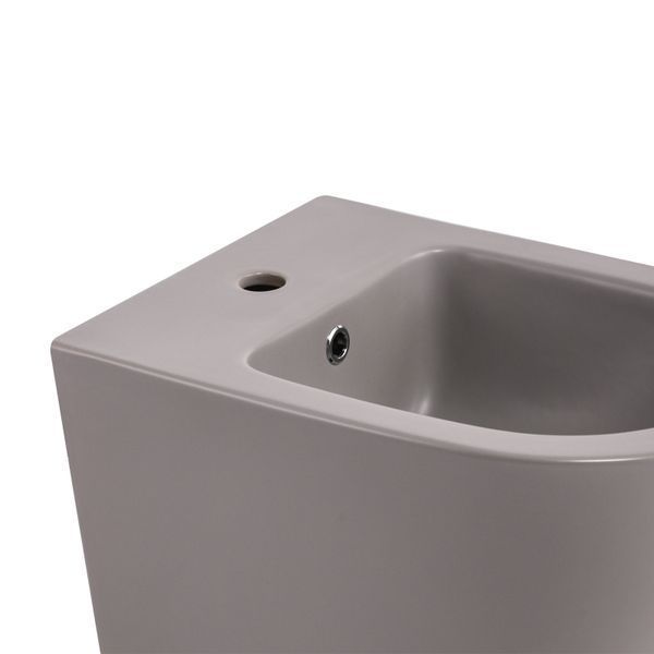 Биде подвесное Qtap Robin 515x370x350 мм, Stone grey QT13551381GSG SD00054285 фото