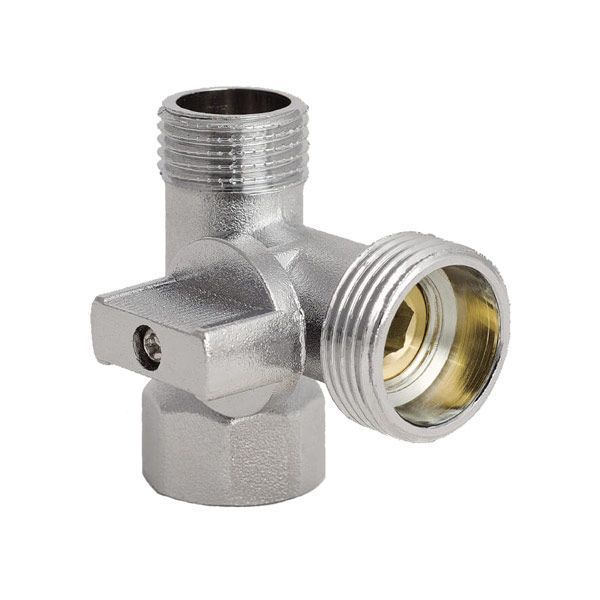 Кран трехходовой 1/2Mx3/4Mx1/2F Koer KR.515 (KR0103) KR0103 фото