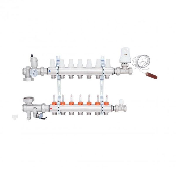 Коллекторная группа Icma 3/4" 7 выходов, с расходомером №A3K013 SD00032799 фото