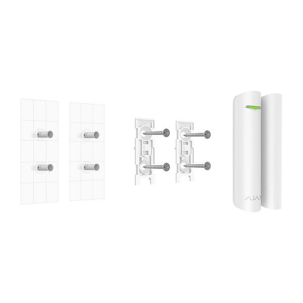 Кріпильна панель Ajax SmartBracket для DoorProtect White 13667/13993 фото