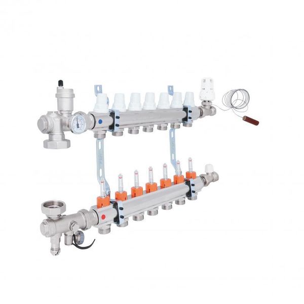 Коллекторная группа Icma 3/4" 7 выходов, с расходомером №A3K013 SD00032799 фото