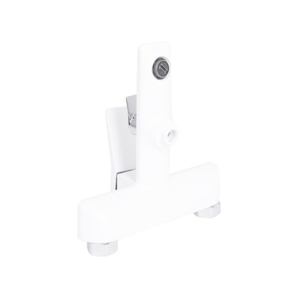 Смеситель для ванны Qtap Presto (c душевым гарнитуром) QTPRE259CRW45579 Chrome/White SD00051703 фото