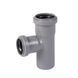 Тройник канализационный Ostendorf-OSMA HT-System PLUS d50/40/50&times;87&deg; SD00057153 фото 1