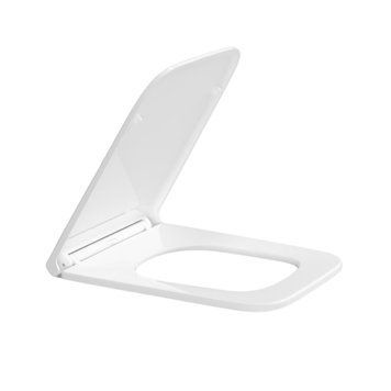 Сиденье для унитаза Qtap (Gemini 520) 448x357x38,5 мм, White, с микролифтом, Slim Duroplast, Quick Release QTSC179W49386 SD00055510 фото