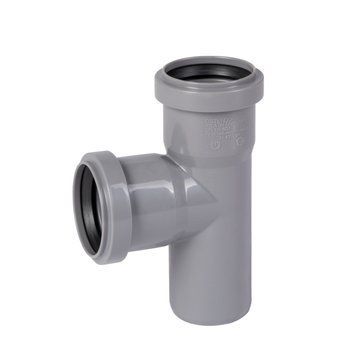 Тройник канализационный Ostendorf-OSMA HT-System PLUS d50/50/50&times;87&deg; SD00057157 фото
