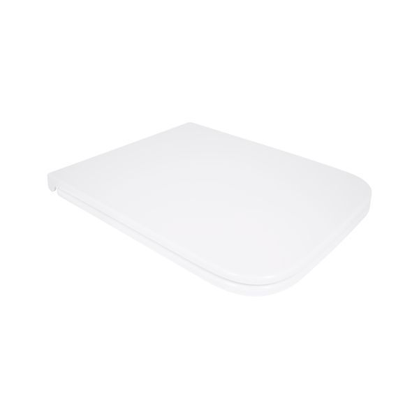 Сиденье для унитаза Qtap (Gemini 520) 448x357x38,5 мм, White, с микролифтом, Slim Duroplast, Quick Release QTSC179W49386 SD00055510 фото