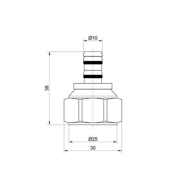 Наконечник Icma 16 мм 24х1,5 №100 SD00006536 фото