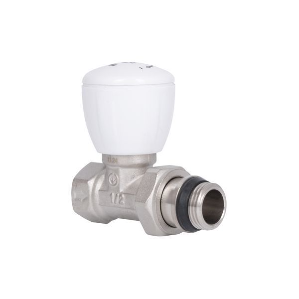 Кран радиаторный Thermo Alliance Standart Powerful 1/2" ВН с антипротечкой прямой SF230W15 SF230W15 SD00021135 фото