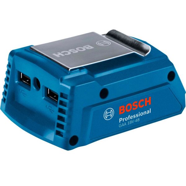 Зарядний пристрій - USB-адаптер Bosch GAA 18V-48 Professional Blue (0.618.800.0L6) 49582/49149 фото