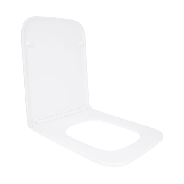 Сиденье для унитаза Qtap (Gemini 520) 448x357x38,5 мм, White, с микролифтом, Slim Duroplast, Quick Release QTSC179W49386 SD00055510 фото