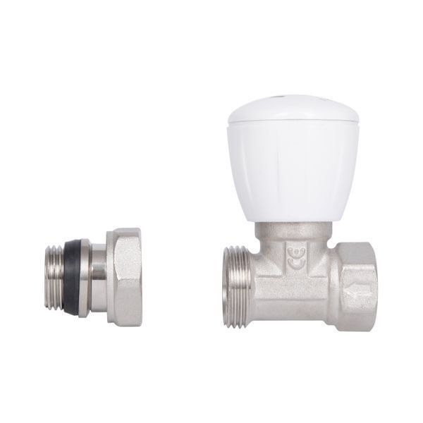 Кран радиаторный Thermo Alliance Standart Powerful 1/2" ВН с антипротечкой прямой SF230W15 SF230W15 SD00021135 фото