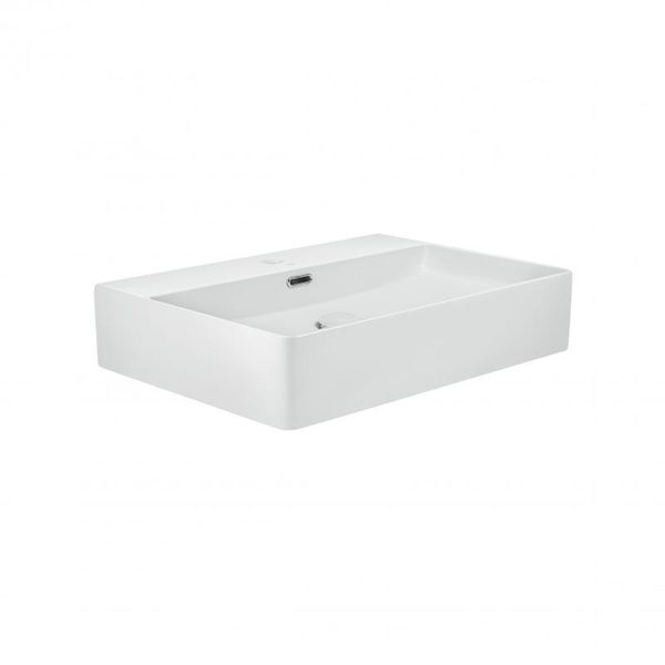 Раковина Qtap Nando LT 600х420х120 White з донним клапаном QT12112173W SD00046271 фото