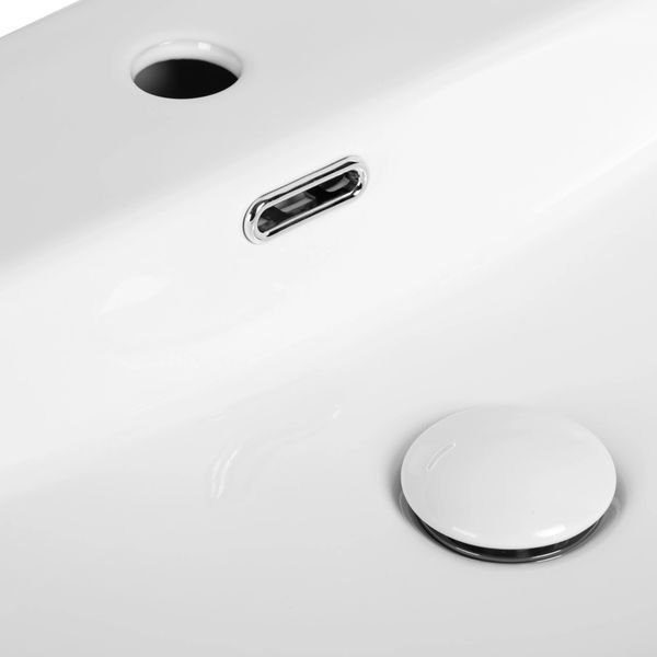 Раковина подвесная-накладная Mixxus Premium QUADRO-0203 500x420x130mm (отверстие под смеситель, перелив) (MP6718) MP6718 фото