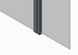 Душевая перегородка Koer SR SP03-30x200-TR-01 Walk-In (двиг. часть) прозрачное стекло Easy Clean 8мм, хром (KR5399) KR5399 фото 3