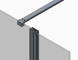 Душевая перегородка Koer SR SP03-30x200-TR-01 Walk-In (двиг. часть) прозрачное стекло Easy Clean 8мм, хром (KR5399) KR5399 фото 19
