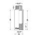 Удлинитель хромированный Thermo Alliance Forte 1/2"ВН, L=20&nbsp;мм TAF1301520 SD00054178 фото 10