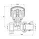 Кран радиаторный Thermo Alliance Standart Powerful 1/2" ВН с антипротечкой прямой SF230W15 SF230W15 SD00021135 фото 5