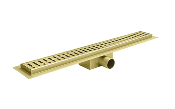 Душовий трап KOER FD35-70x700-BRUSHED GOLD з нерж. сталі SUS304 70x700мм (Колір матове золото) (AC0718) AC0718 фото