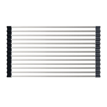 Килимок-сушарка для посуду Mixxus RAC-01.SUS BLACK на мийку з нерж. сталі SUS304 (MX1945) MX1945 фото