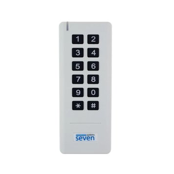 Бездротова клавіатура з вбудованим зчитувачем SEVEN LOCK SK-7712w SEVEN 15454-1 9007/15454 фото